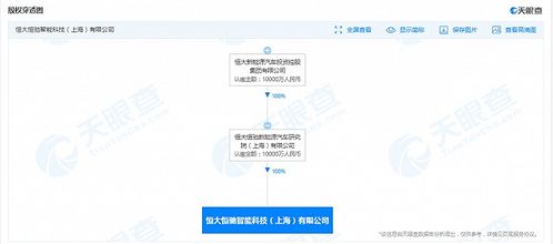 恒大新能源汽车成立新公司 注册资本1亿元